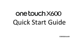 Alcatel X600 Quick start guide