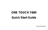 Alcatel Y600 Quick start guide