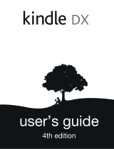 Amazon kindle DX User manual