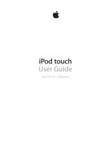 Apple iPod Touch for iOS 8.1 software User manual