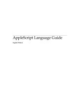 Apple AppleScript SeriesAppleScript