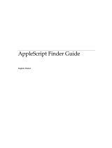 Apple AppleScript Series AppleScript User guide