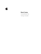 Apple Boot Camp Boot Camp Mac OS X 10.5 Leopard Quick start guide