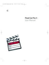 Apple Final Cut Pro 5 User manual
