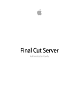 Apple Final Cut Final Cut Server 1.5 User guide