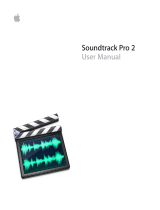 Apple Soundtrack Pro 2 Owner's manual