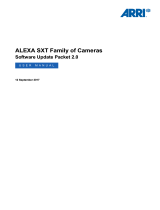 ARRI Alexa SXT Software Update 2.0 User manual