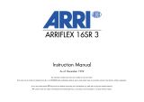ARRI ARRIFLEX 16SR3 User manual