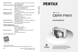 Pentax Optio Optio 750-Z User manual