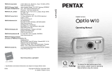 Pentax Optio W10 User manual