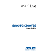 Asus Live (G500TG) Owner's manual