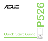 Asus P526 Quick start guide