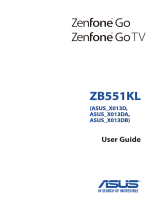 Asus ZenFone Go TV (ZB551KL) Owner's manual
