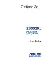 Asus ZenFone Go ZB552KL Owner's manual
