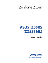 Asus ZenFone Zoom ‏(ZX551ML)‏ User manual
