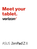 Asus ZenPad Z8 ‏(ZT581KL, Verizon exclusive) User manual