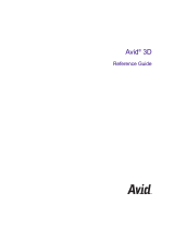 Avid 3D 3D 5.7 User guide