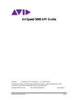 Avid AirSpeed 5000 User guide