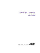 Avid Color Correction 4.0 User guide