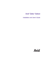 Avid Deko Select User guide
