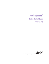 Avid DS Nitris 7.0 User manual
