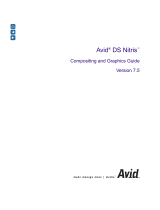 Avid DS Nitris 7.5 User guide