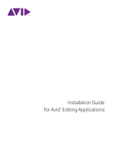 Avid Editing Applications 8.1 Installation guide
