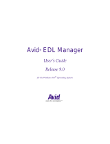 Avid EDLEDL Manager 9.0