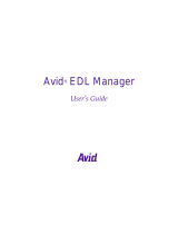 Avid EDL Manager 10.2 User guide