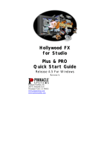 Avid Hollywood FX Pro 4.5 Quick start guide