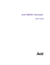 Avid iNews Command 1.0 User guide