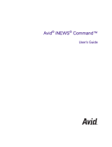 Avid iNews Command 1.1 User guide