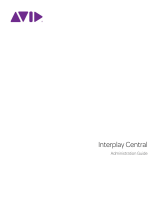 Avid Interplay Central 1.2 User manual