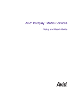 Avid Interplay Media Services 1.1.2 User guide