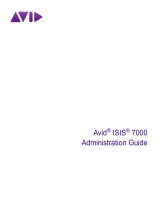 Avid ISIS 7000 2.1.1 User guide