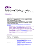 Avid MediaCentral MediaCentral 2.2 Configuration Guide