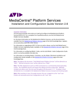 Avid MediaCentral Platform Services 2.6 Configuration Guide