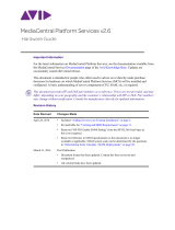 Avid MediaCentral Platform Services 2.6 User guide