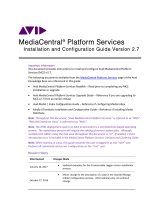 Avid MediaCentral MediaCentral Platform Services 2.7 Configuration Guide