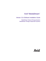 Avid MediaStream 3.2.x Installation guide
