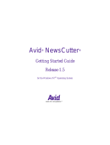 Avid NewsCutter NewsCutter 1.5 Windows NT Quick start guide