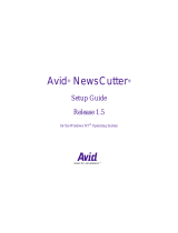 Avid NewsCutter NewsCutter 1.5 Windows NT Installation guide