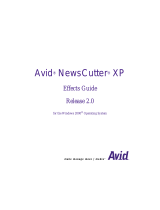 Avid NewsCutter XP 2.0 Windows 2000 User guide