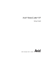Avid NewsCutter XP 3.0 Installation guide