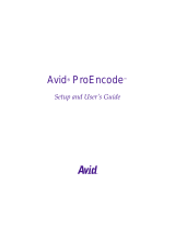 Avid ProEncode ProEncode 1.7 User guide