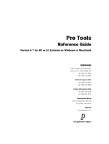 Avid Pro Tools 6.7 User guide