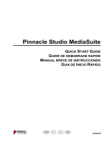 Avid Pinnacle Studio MediaSuite Quick start guide