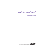 Avid Symphony Symphony Nitris 1.0 User guide