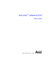 Avid Unity LANserver EX3 Installation guide