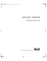 Avid Unity LANshare 1.0 Installation guide